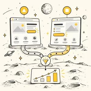افزایش نرخ تبدیل لندینگ پیج با تست A/B و پیام‌محوری